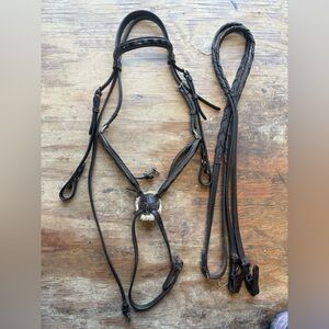 Cob figure 8 bridle and reins